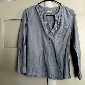 Levi’s 90’s Vintage Women’s Blue and White Striped Tunic